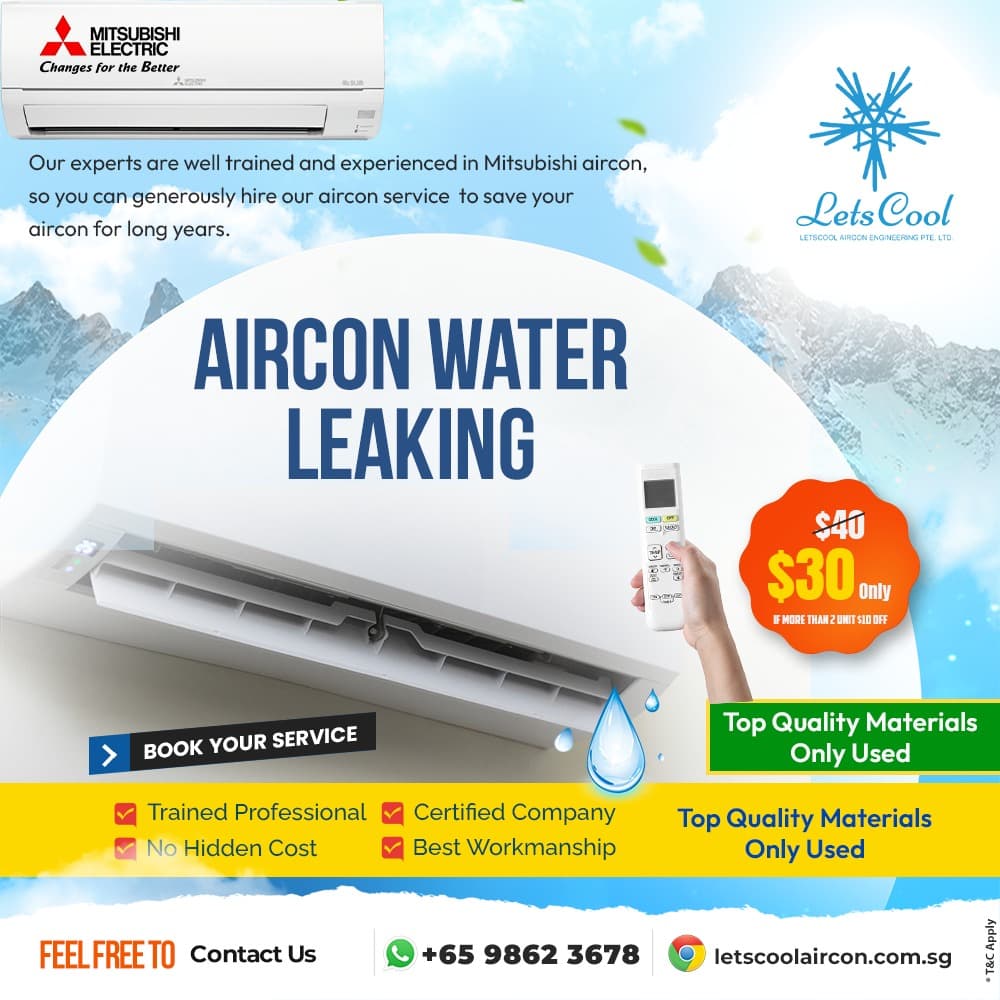Mitsubishi Aircon water leaking