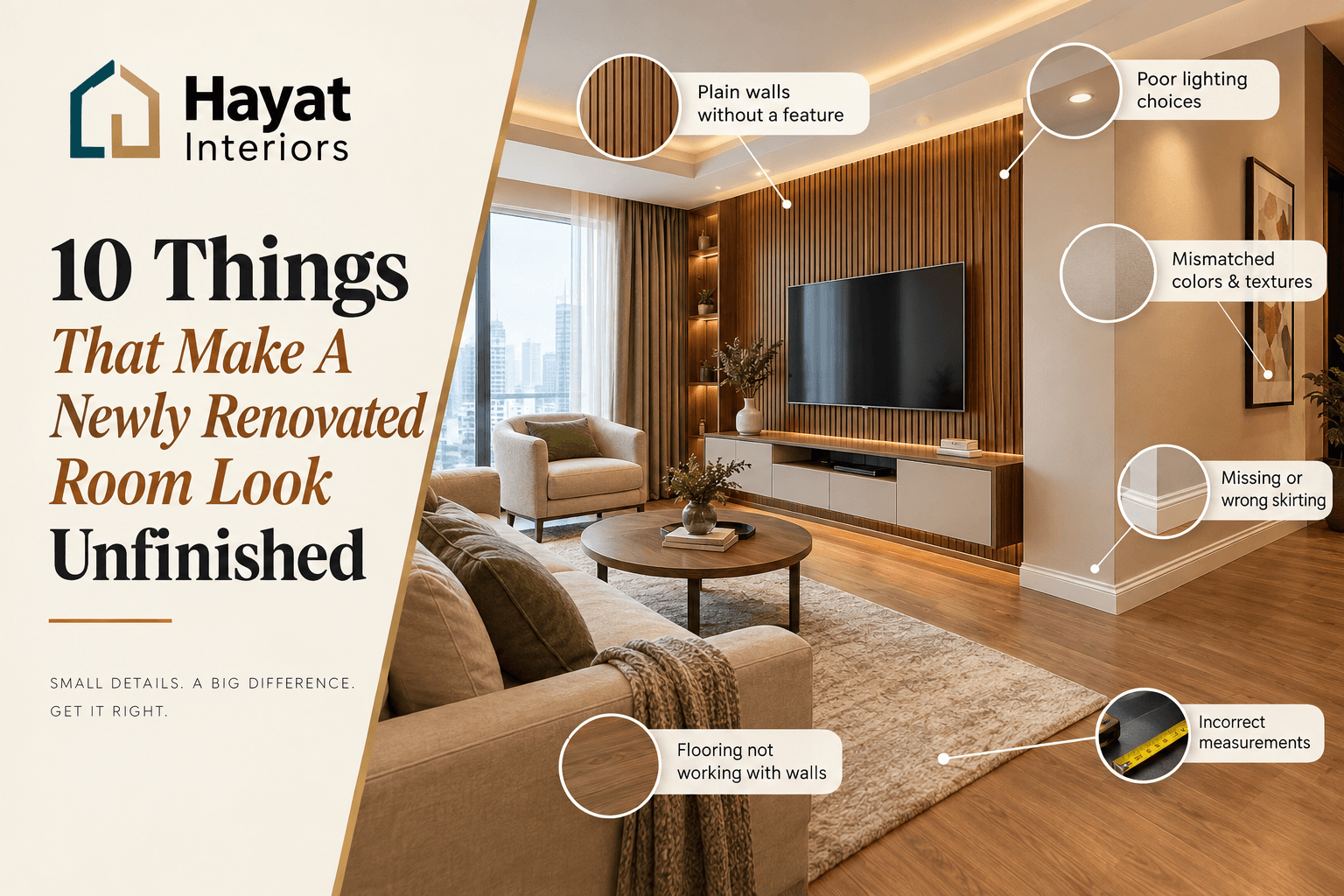 5 Things That Make A Newly Renovated Room Look Unfinished