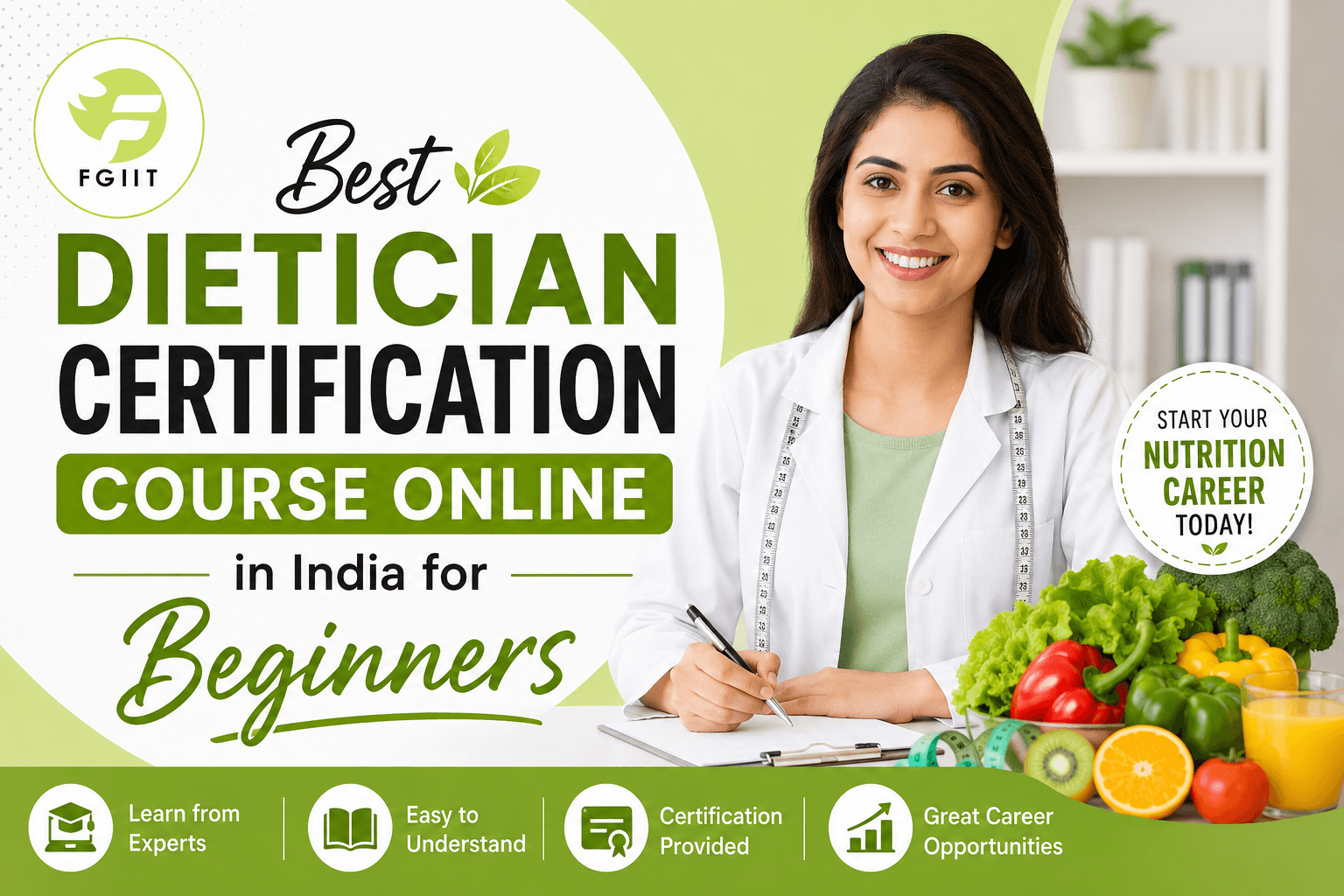 Best Dietician Certification Course Online in India for Beginners