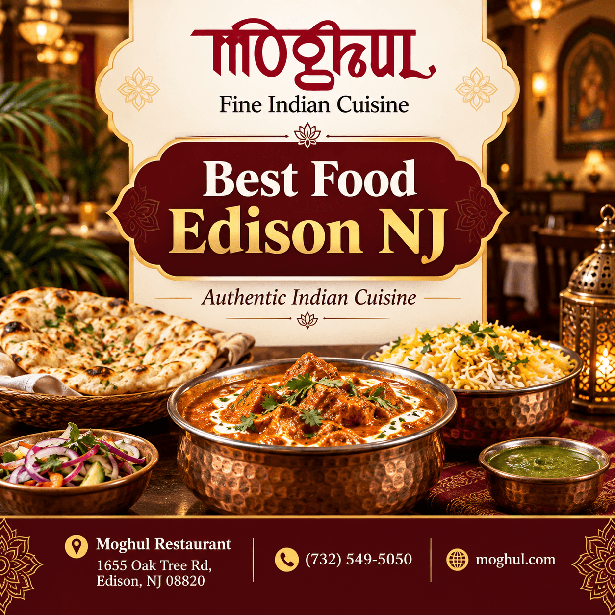Experience Traditional Indian Cuisine at Moghul Restaurant