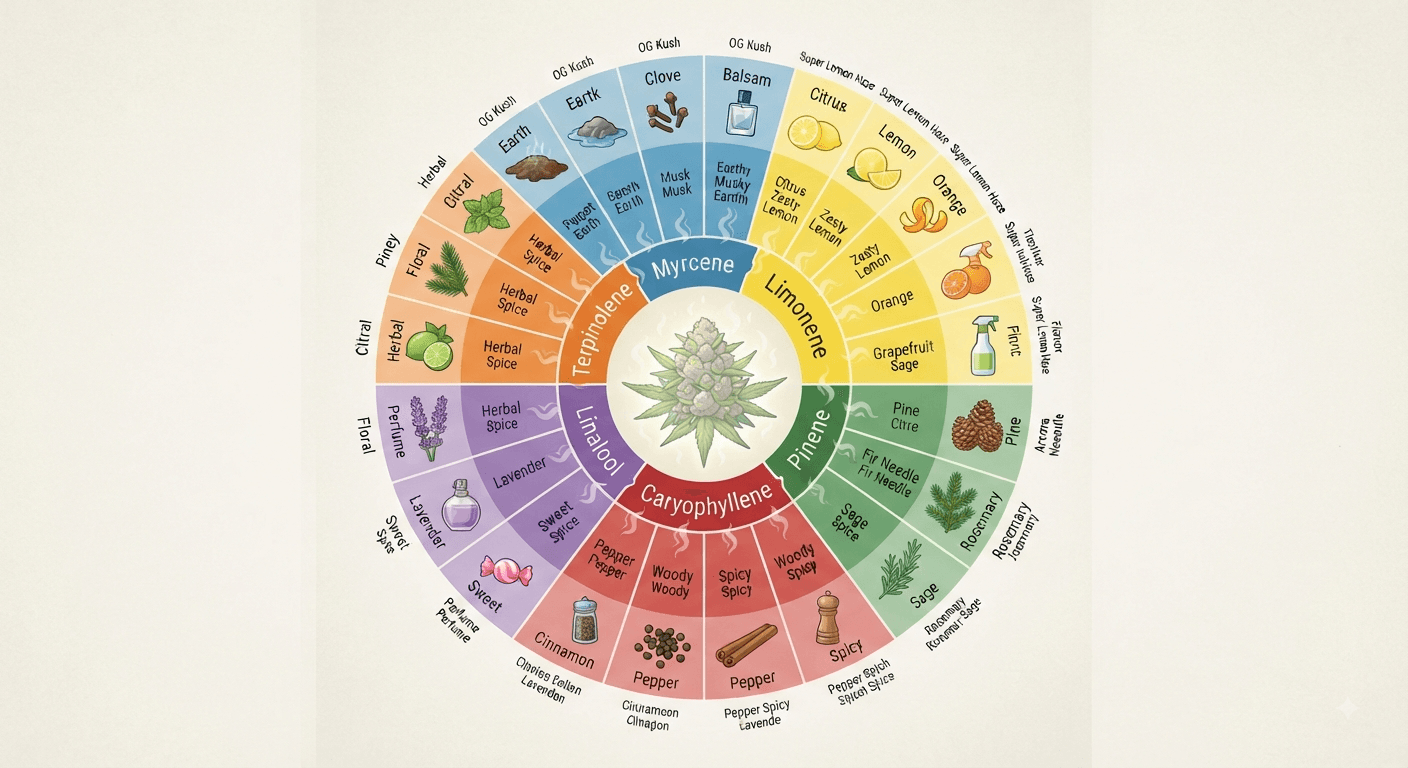 How Cannabis Terpenes Influence Aroma and Flavor