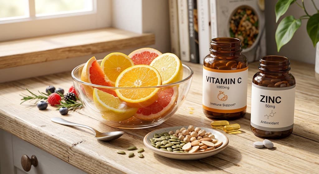 How Do Vitamin C and Zinc Help in Skin Repair?