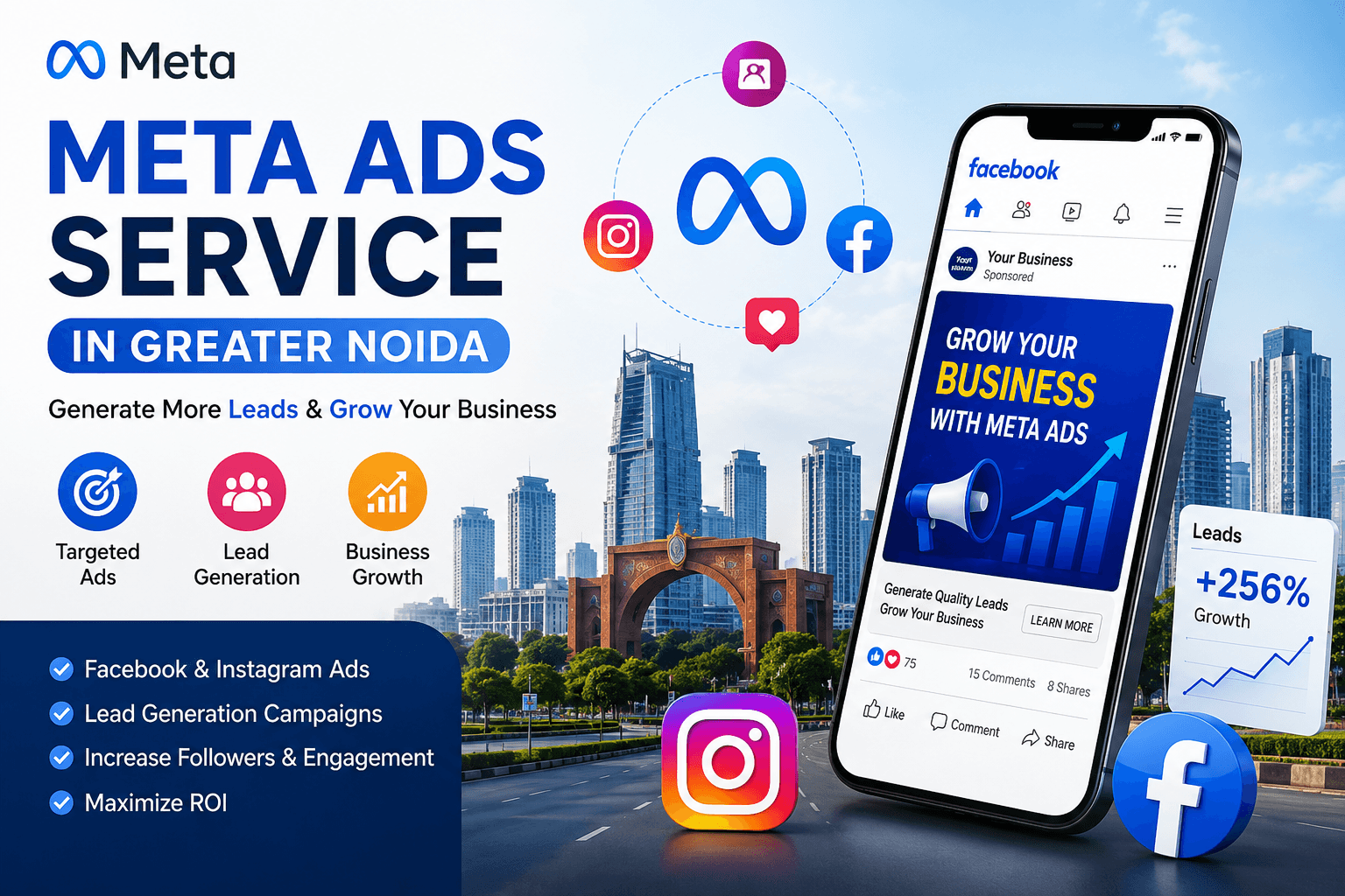 Meta Ads Service in Noida – Reach the Right Audience & Get More Leads