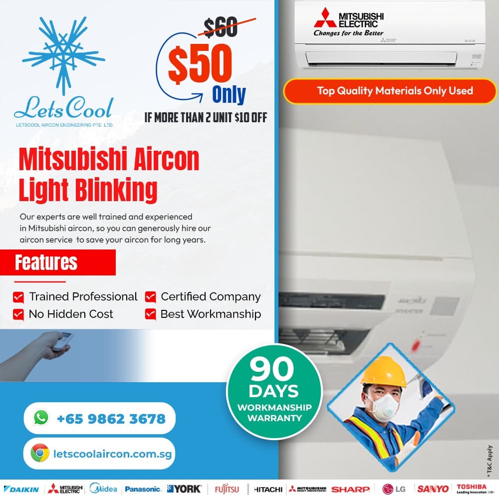 Mitsubishi AC Blinking Light Error Explained