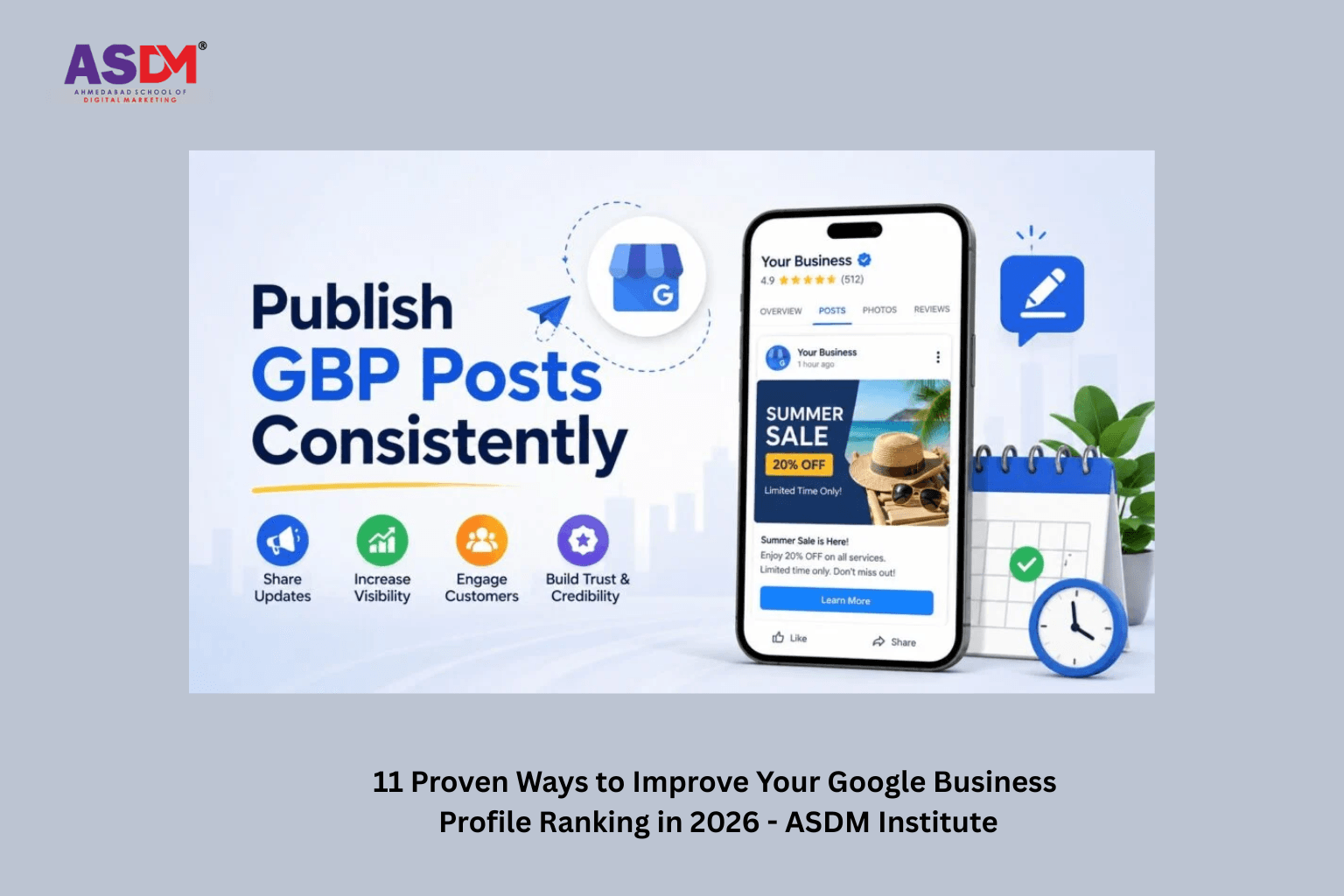 11 Proven Ways to Improve Your Google Business Profile Ranking in 2026 - ASDM Institute