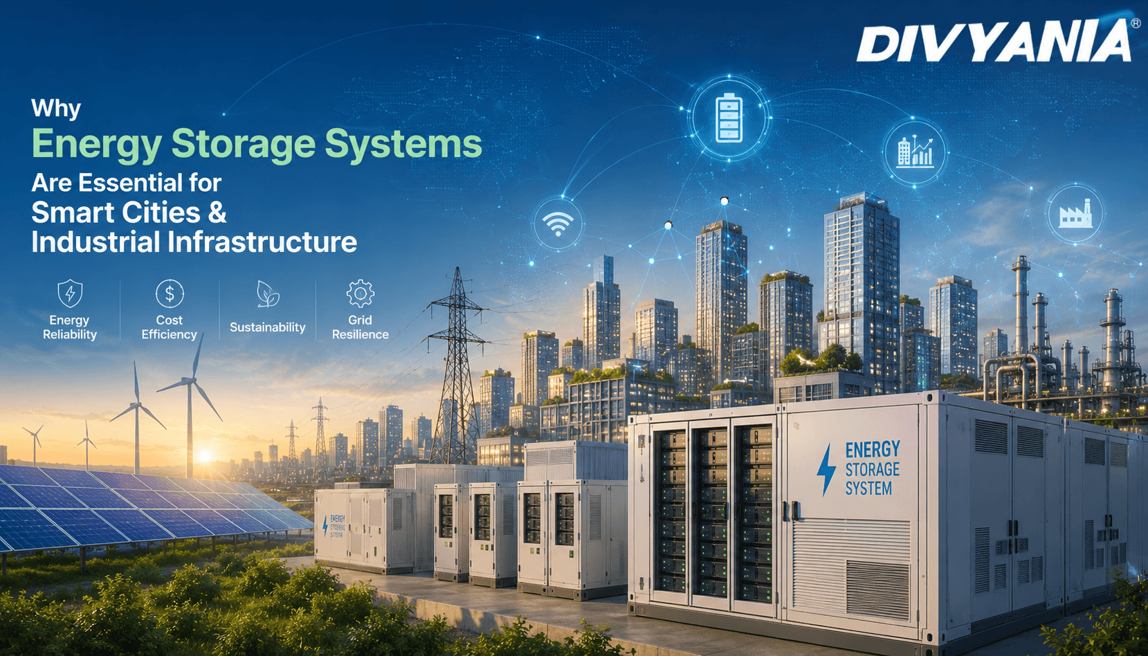 Why Energy Storage Systems Are Essential for Smart Cities & Industrial Infrastructure