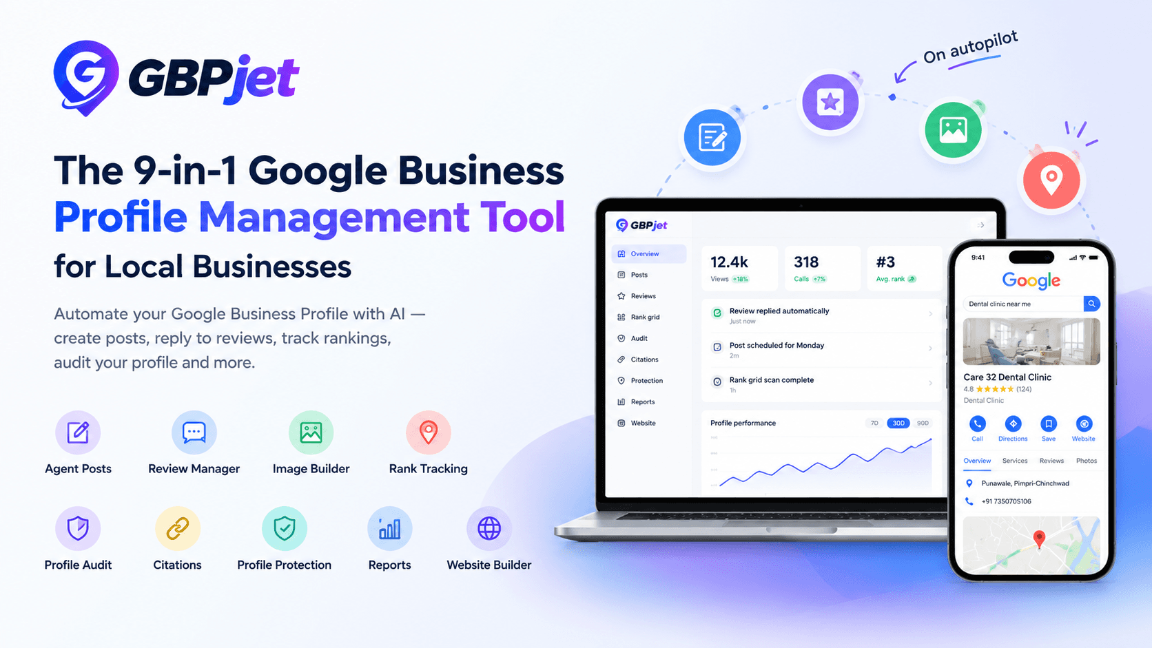 GBPjet: The 9-in-1 Google Business Profile Management Tool for Local Businesses