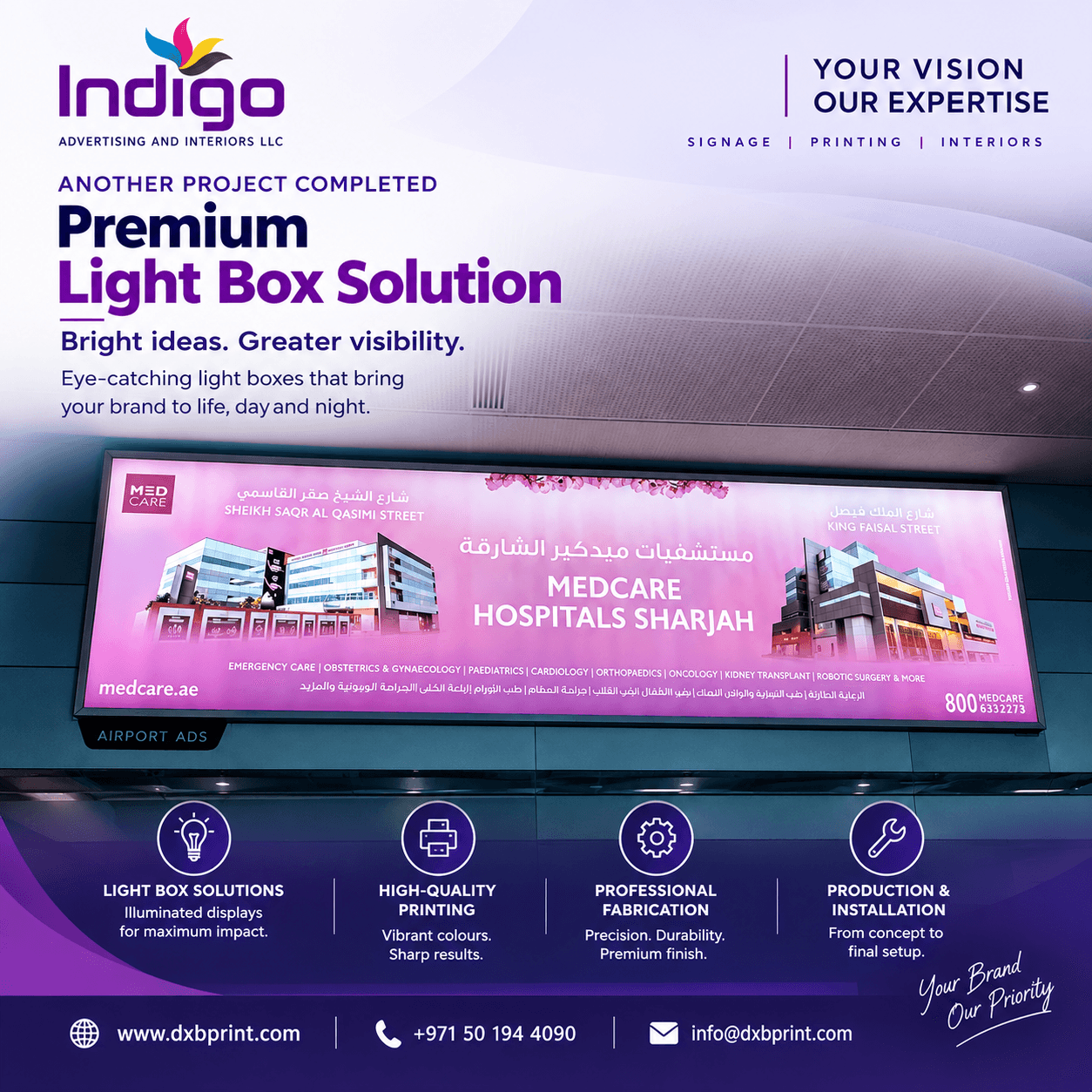 sign board and printing services in dubai