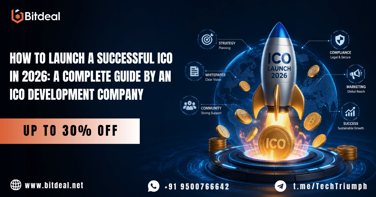 How to Launch a Successful ICO in 2026: A Complete Guide by an ICO Development Company Most ICOs still fail before they raise a single dollar
