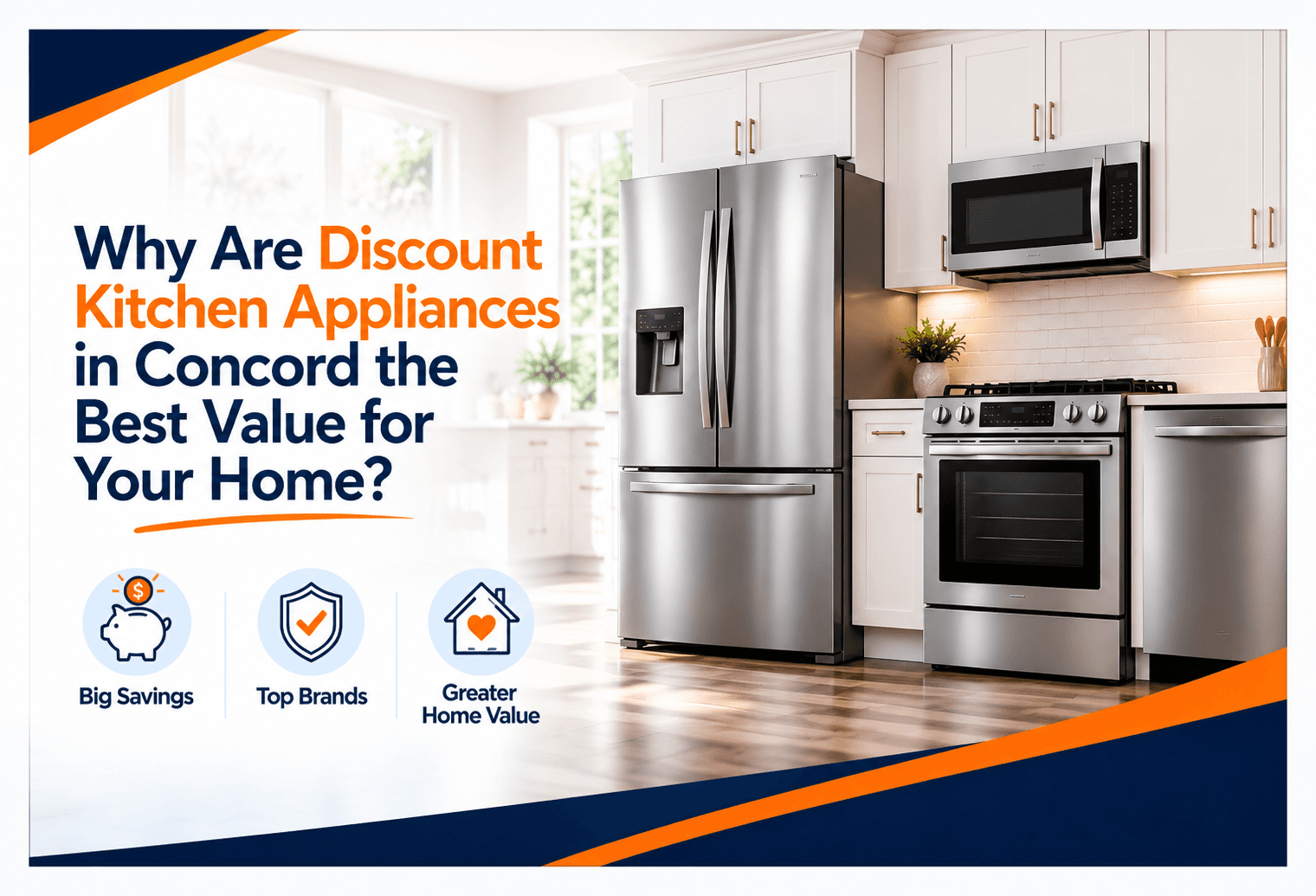 Why Are Discount Kitchen Appliances in Concord the Best Value for Your Home?