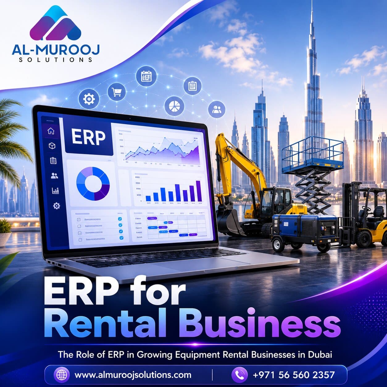 The Role of ERP in Growing Equipment Rental Businesses in Dubai