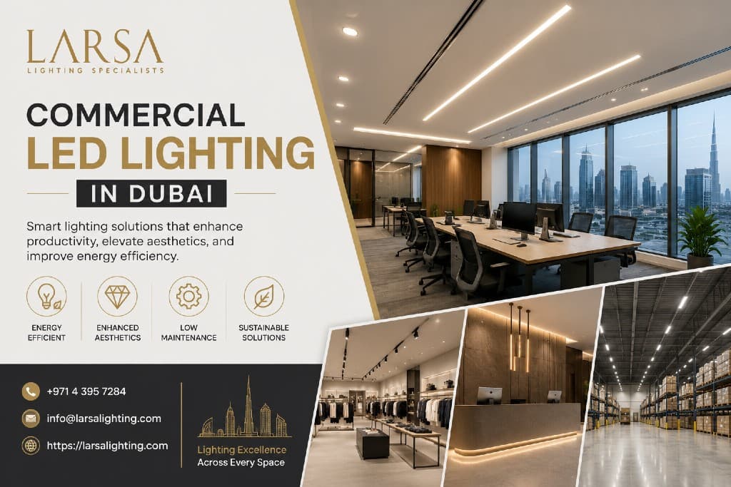 Best Commercial LED Lighting in Dubai for Modern Businesses