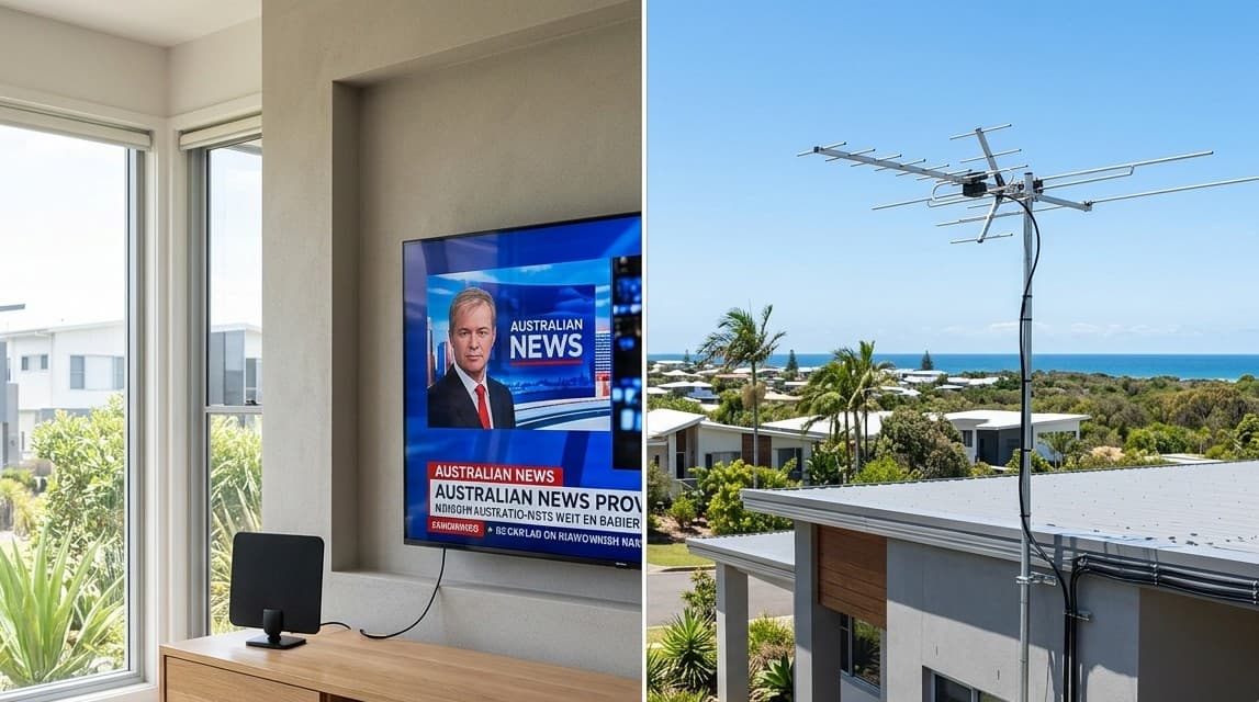 Indoor TV Antenna vs Outdoor: What Actually Works on the Sunshine Coast?