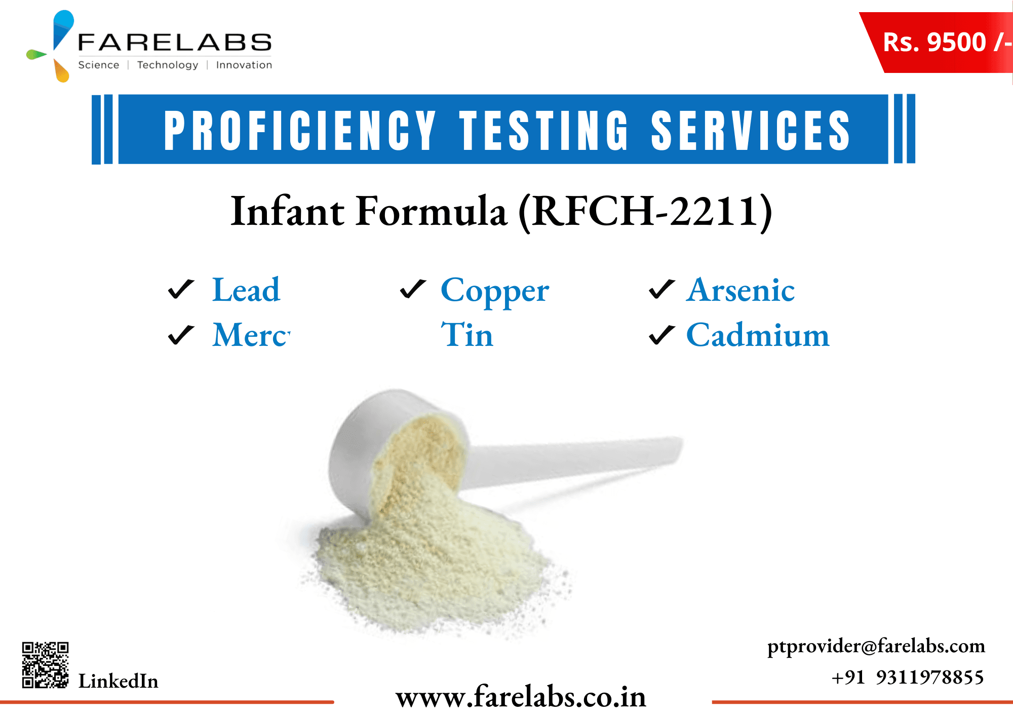 FARE Labs Pvt. Ltd. offers professional testing for milk and dairy products.