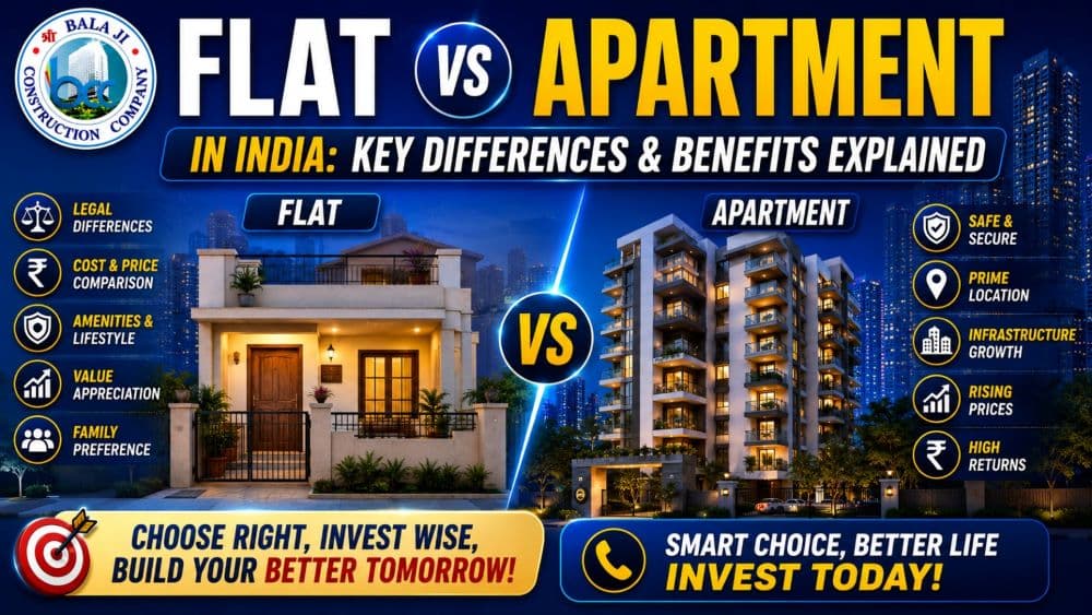 Flat vs Apartment in India: Key Differences & Benefits Explained