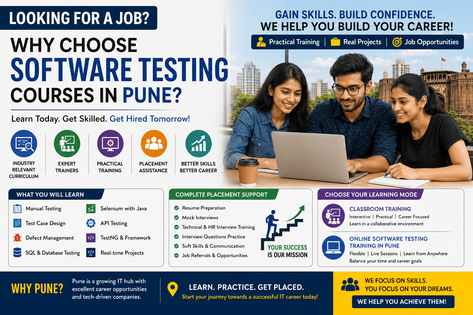 Looking for a Job? Why Choose Software Testing Courses in Pune?