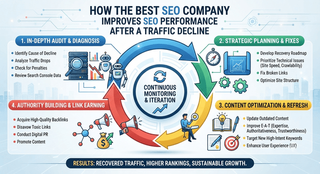 How the Best SEO Company Improves SEO Performance After a Traffic Decline