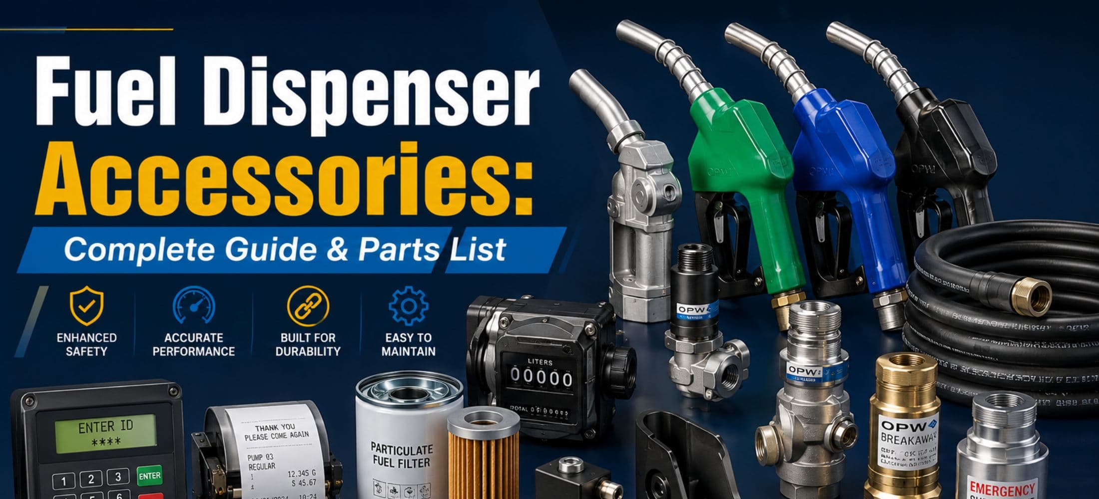 Fuel Dispenser Accessories: Complete Guide & Parts List