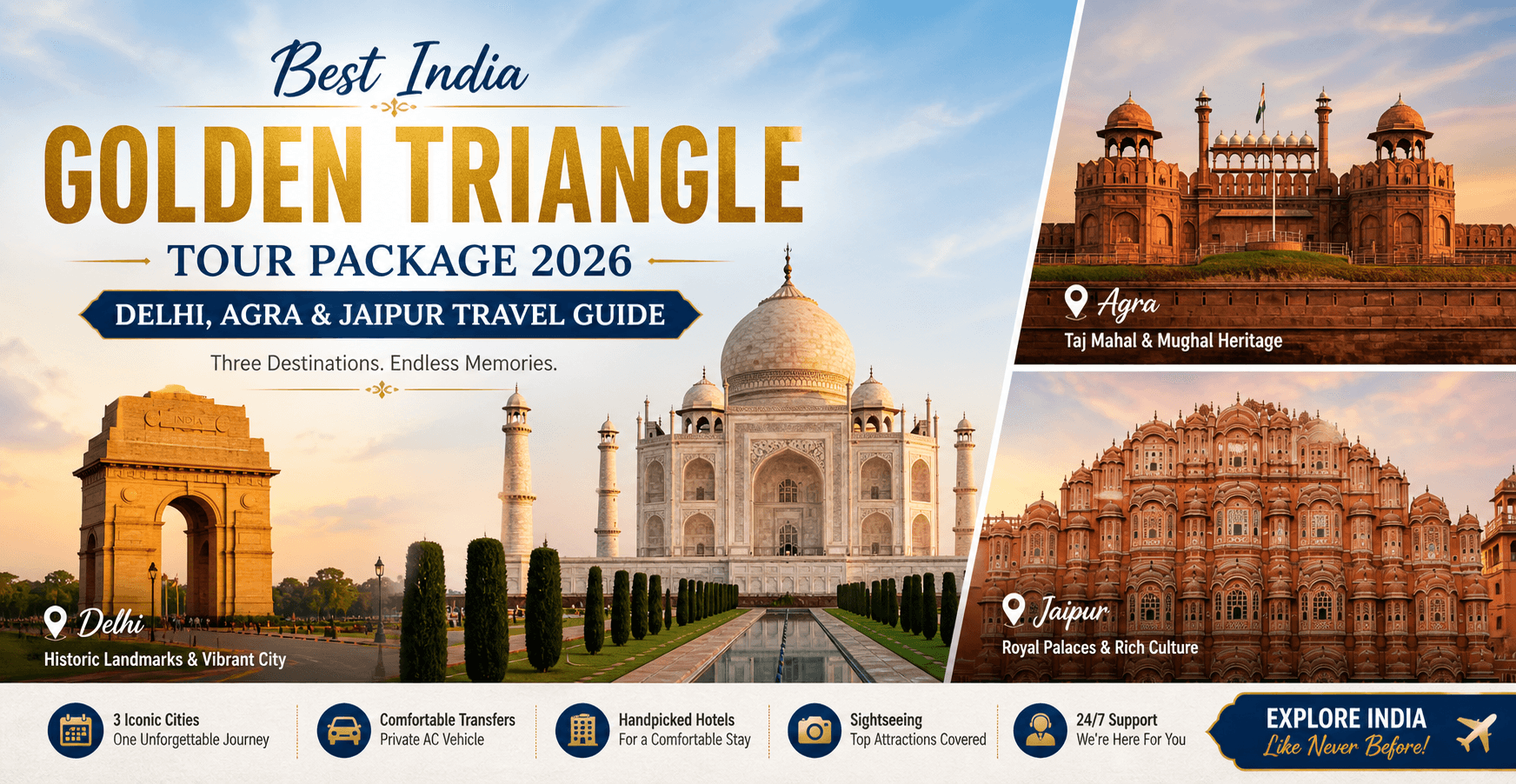 Private Golden Triangle Tour from Delhi