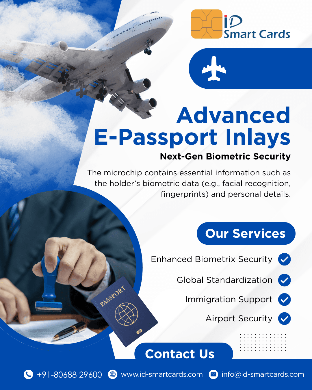 E-Passport Inlays Manufacturers -  Id Smart Cards