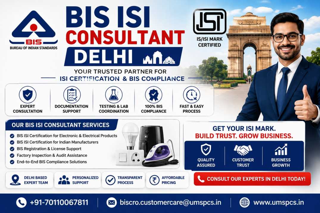 BIS ISI Certification in Noida: What Manufacturers Need to Know Before Selling Their Products