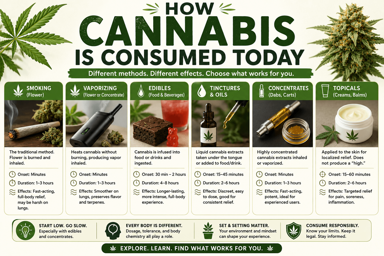 Modern Ways Cannabis Is Consumed: Understanding Today's Product Options