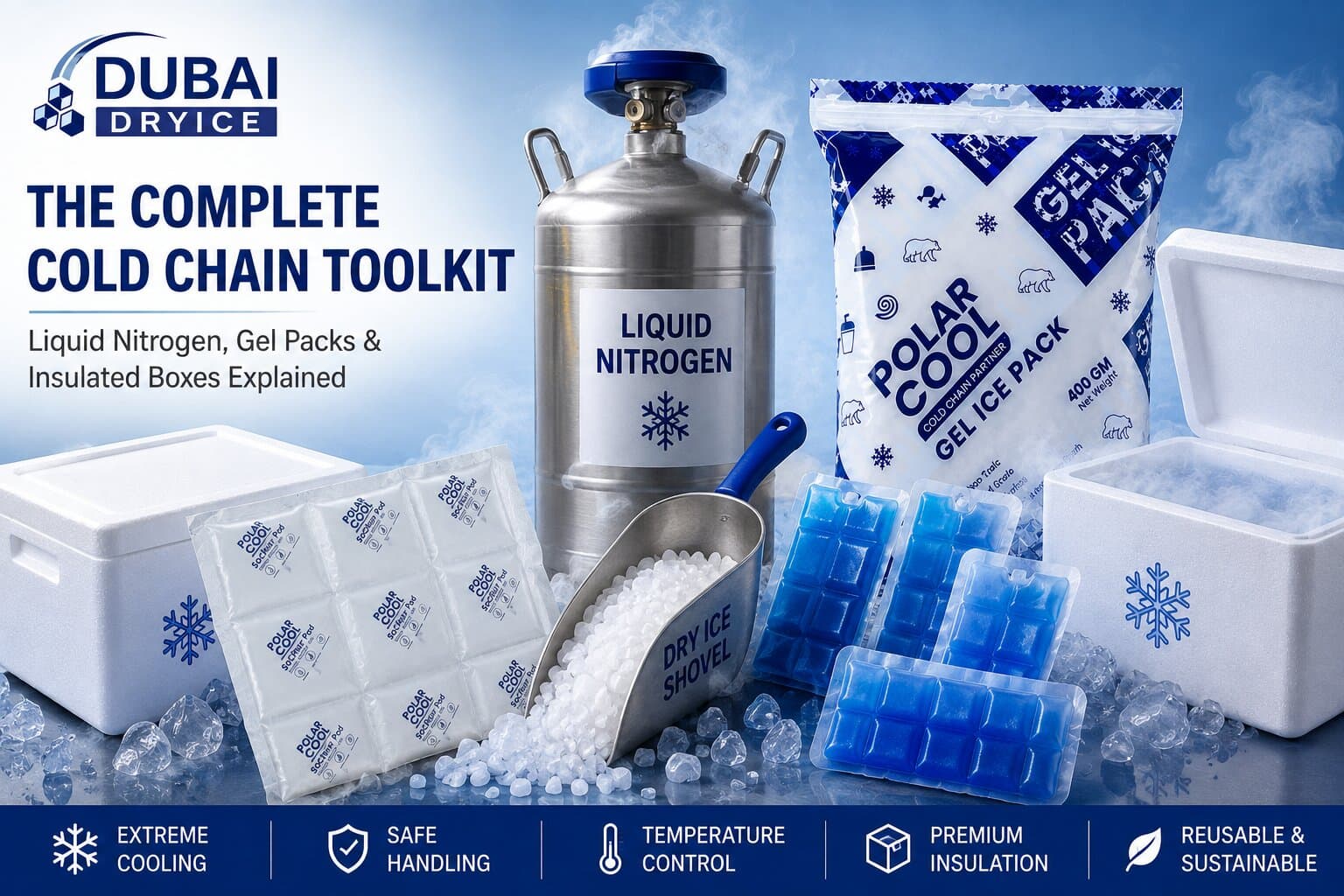 The Complete Cold Chain Toolkit: Liquid Nitrogen, Gel Packs & Insulated Boxes Explained