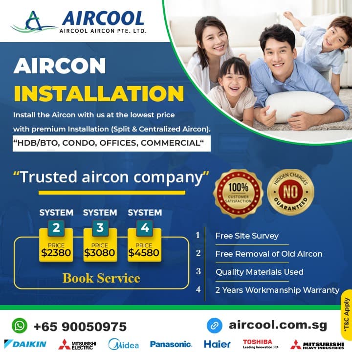 Aircon Installation SG
