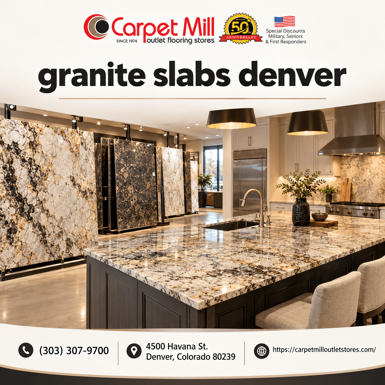 Explore Granite Slabs Denver for Residential and Commercial Projects