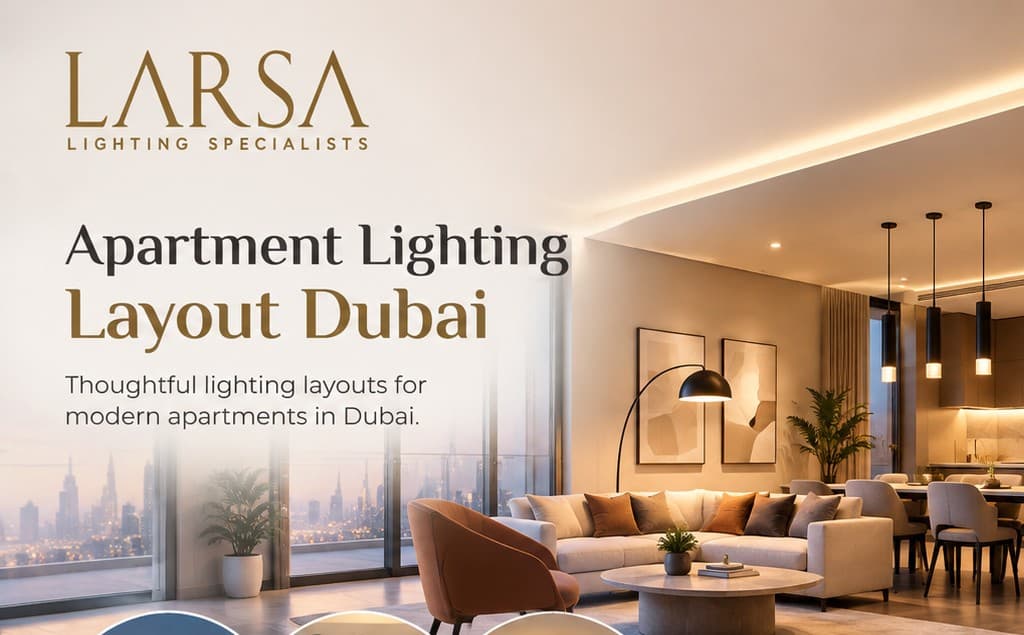 Creating a Functional Apartment Lighting Layout Dubai Style