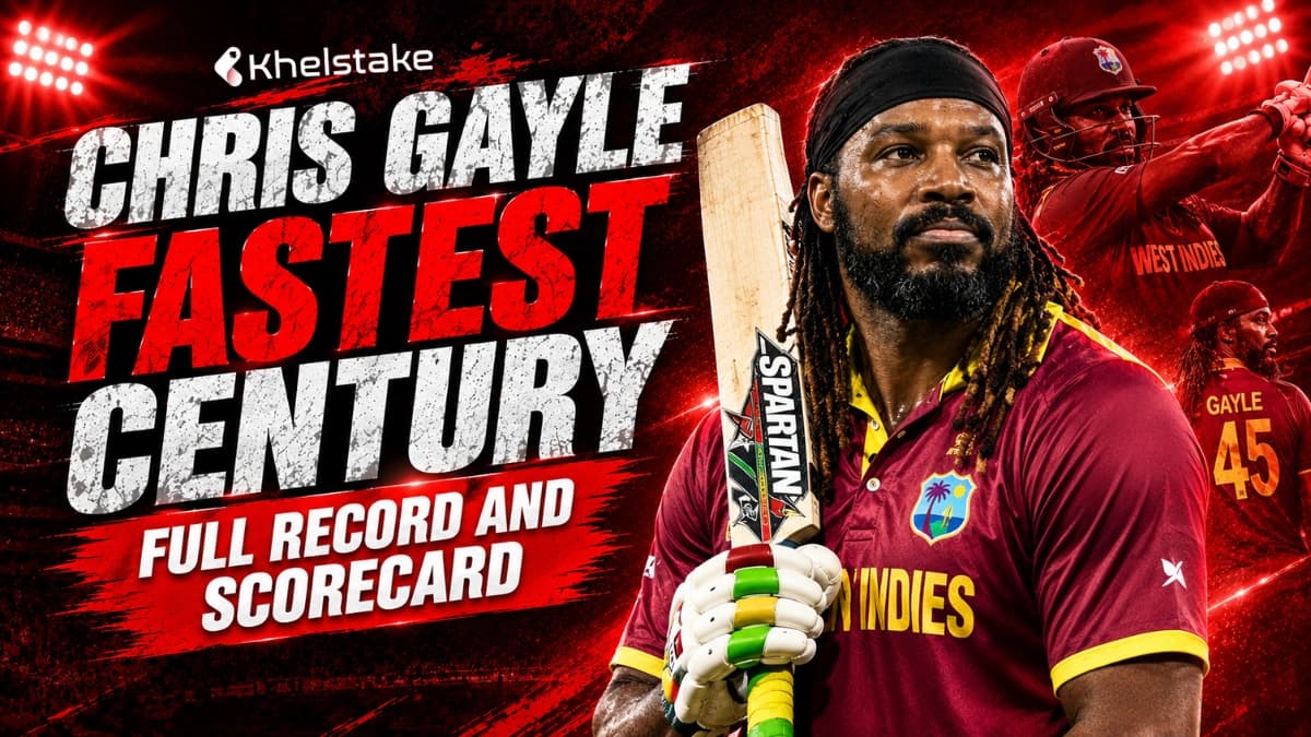 Chris Gayle Fastest Century: 30-Ball Record & Scorecard