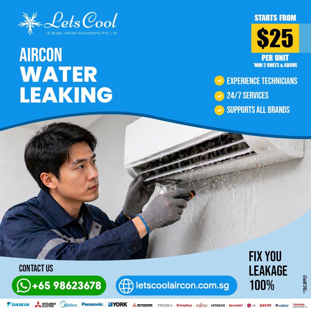 Why is my aircon leaking after installation?