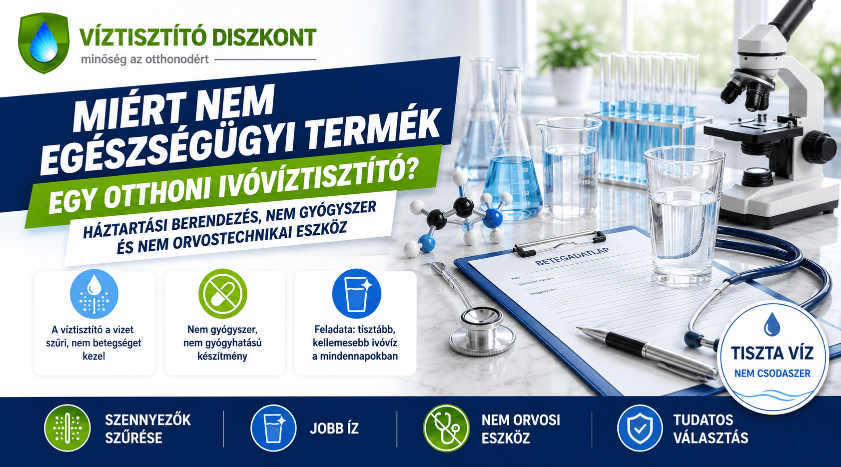 Ozmózis víztisztítók és az ásványi anyagok mítosza: Tények, tévhitek és a tudományos valóság