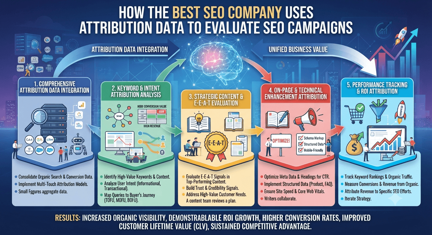 How the Best SEO Company Uses Attribution Data to Evaluate SEO Campaigns