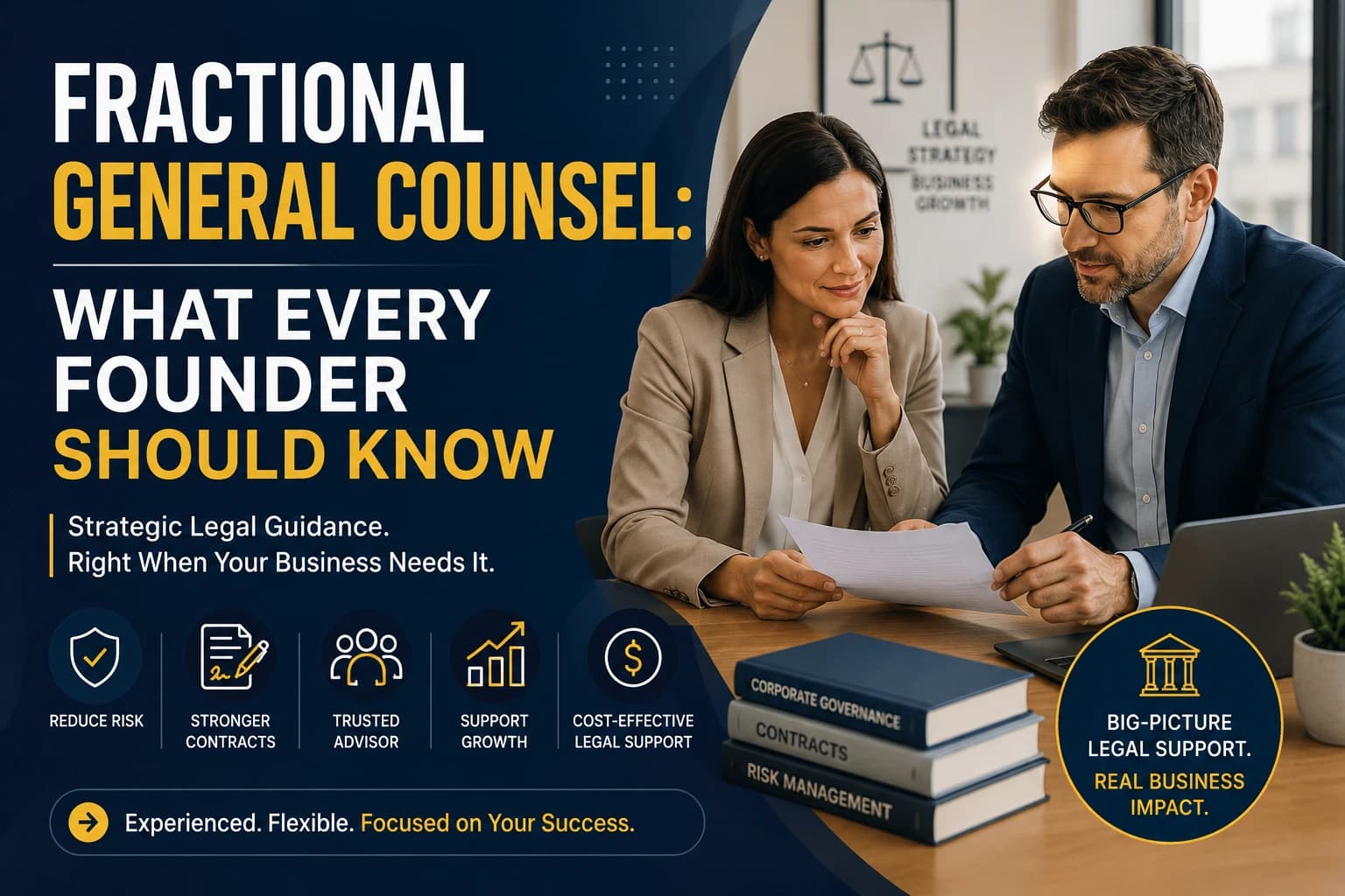 Why Startups Need a Fractional General Counsel Before Legal Problems Grow