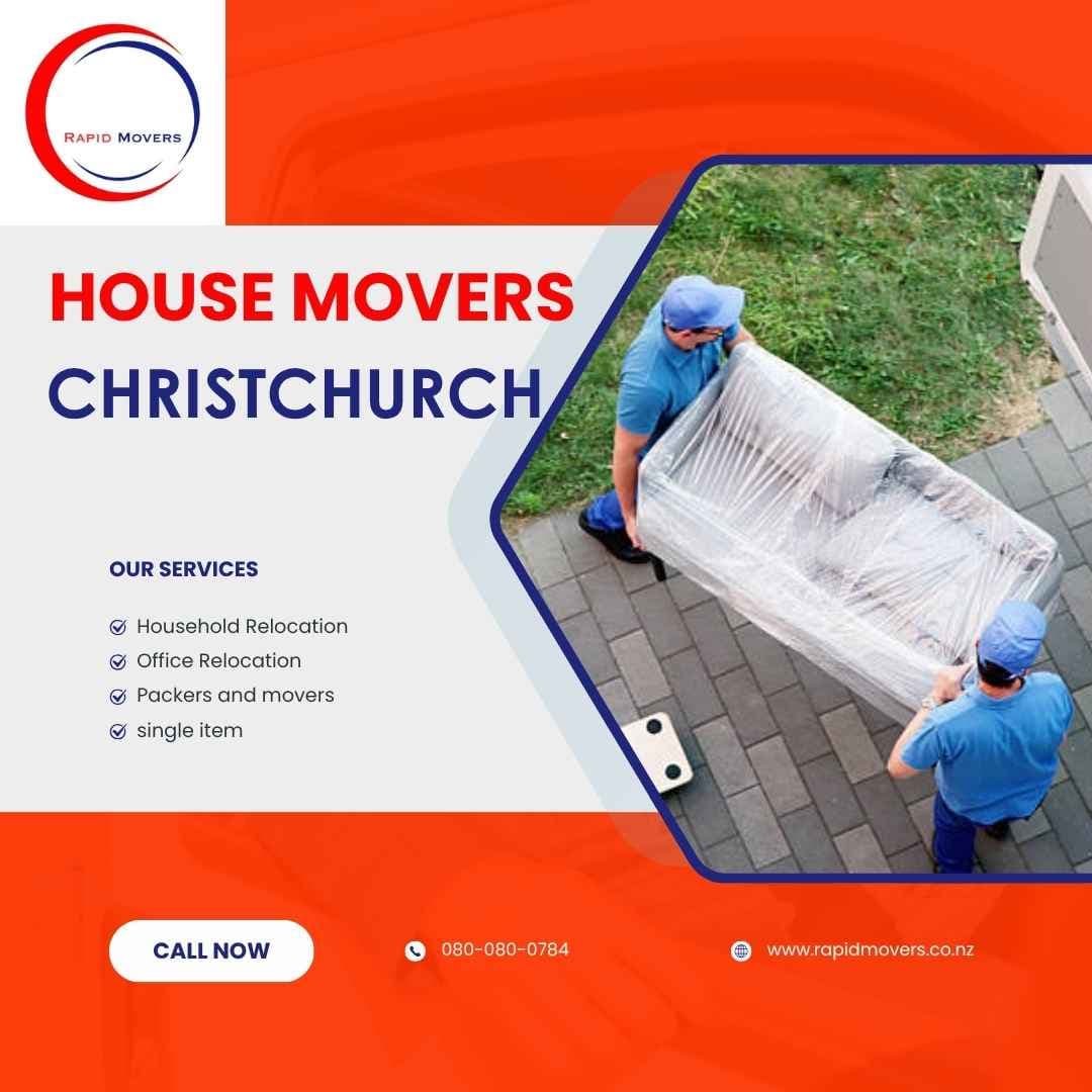 Trusted House Movers Christchurch – Safe & Affordable Moving Services by RapidMovers