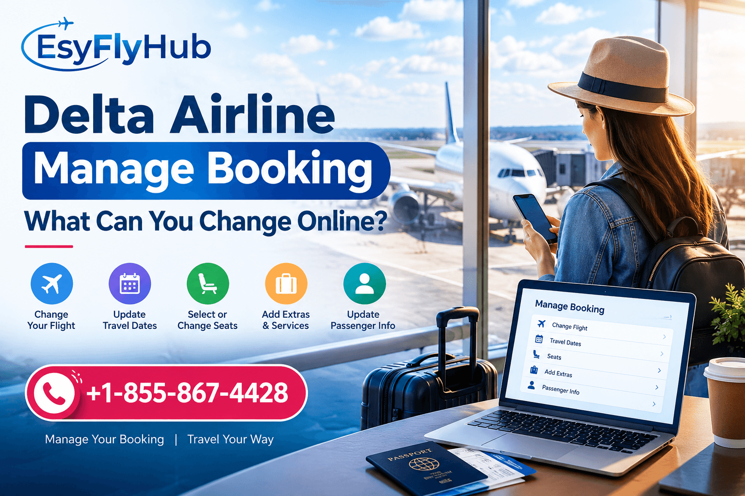 Delta Airline Manage Booking: What Can You Change Online?