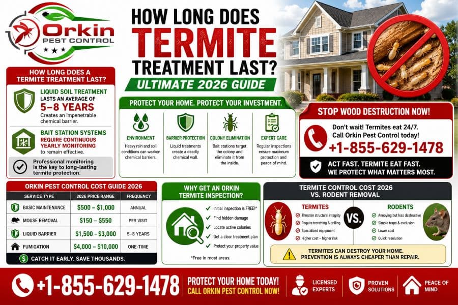 How Long Does Termite Treatment Last: Ultimate 2026 Guide