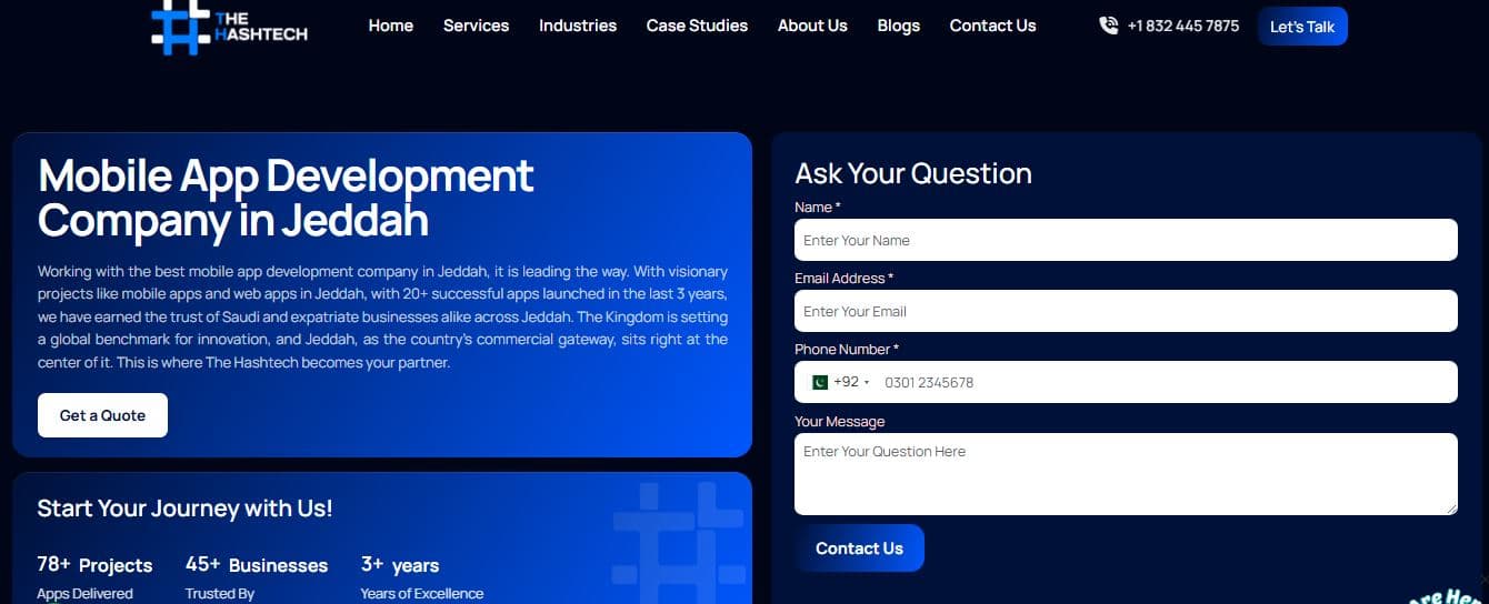 Reliable Mobile App Development Company in Jeddah (2026)