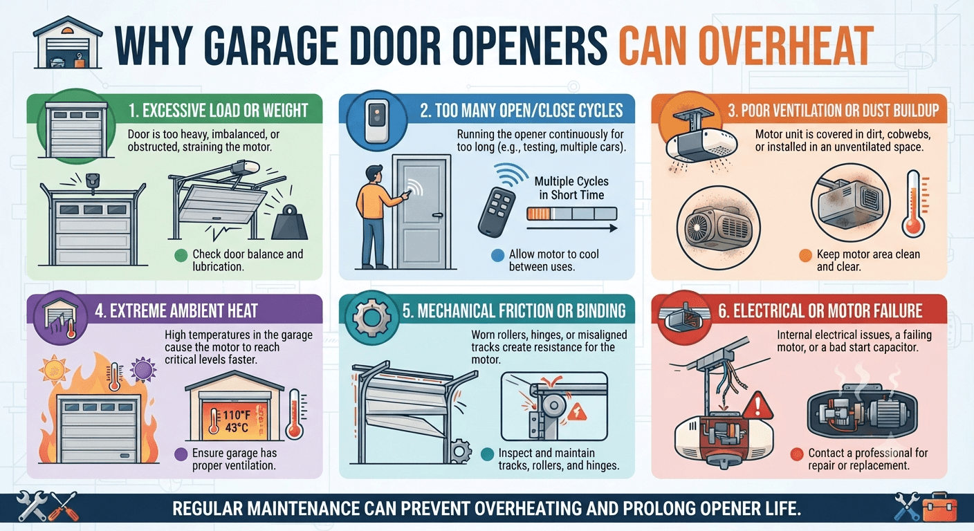 Why Garage Door Openers Can Overheat