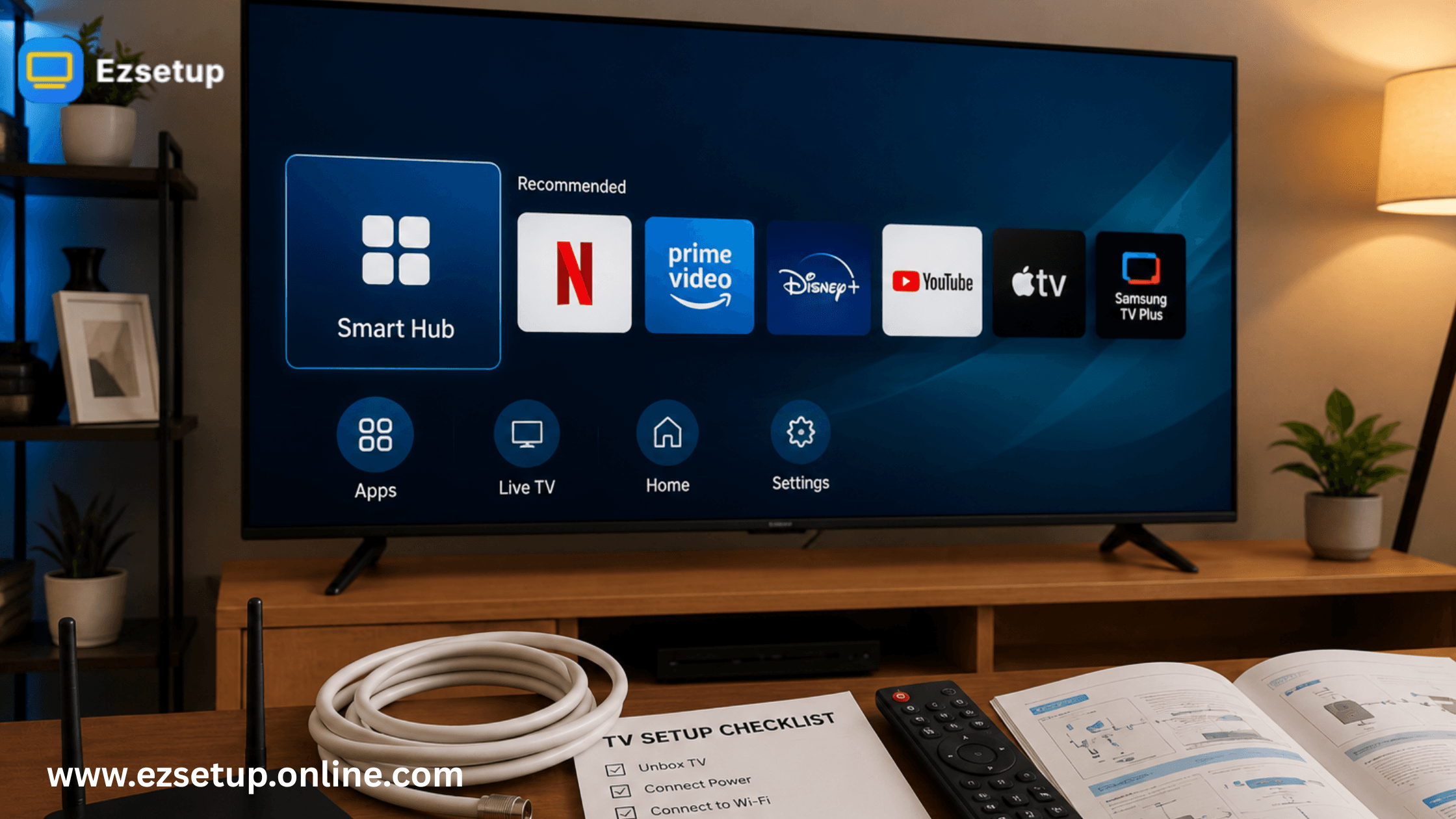 TV setup