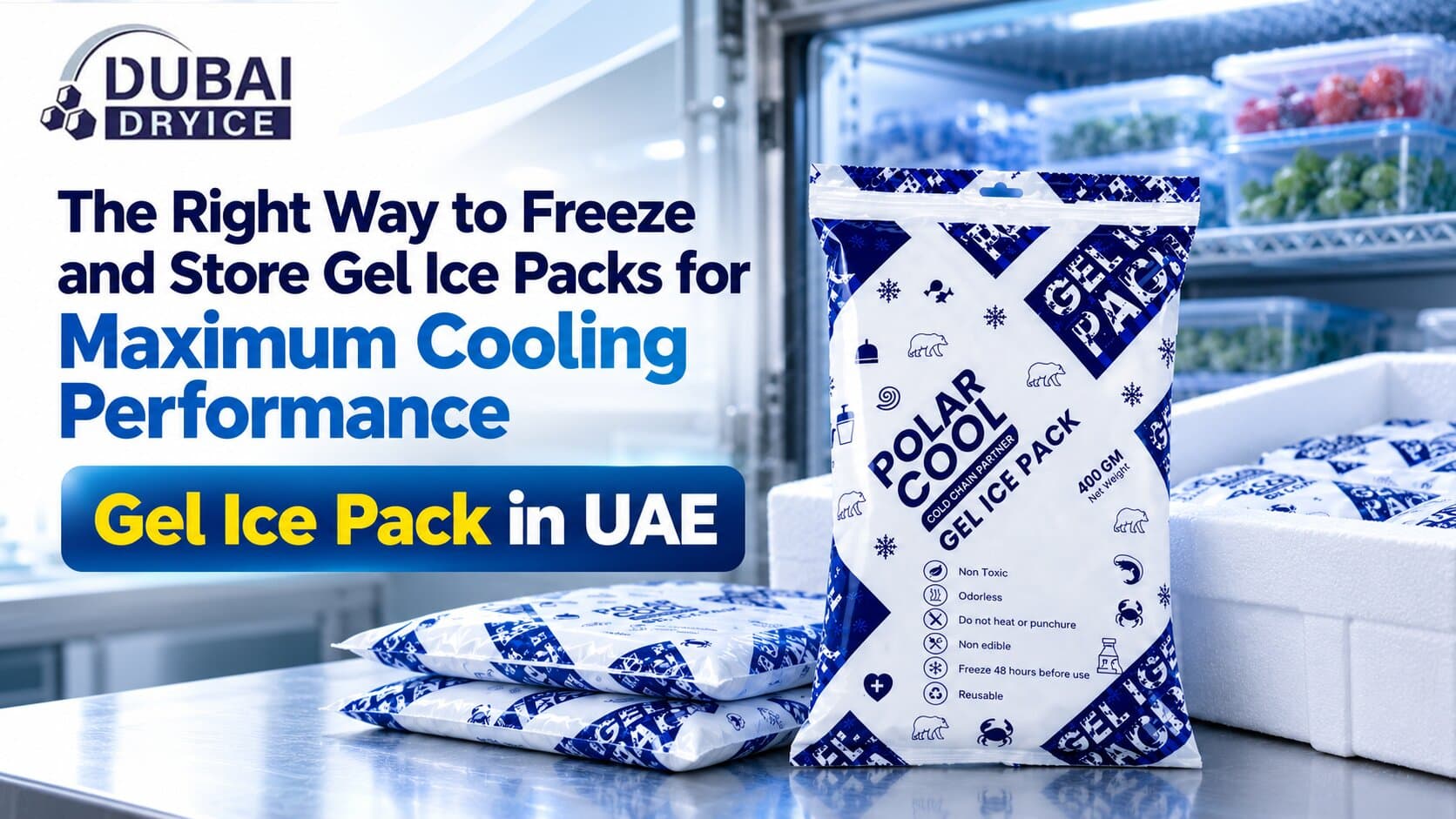 The Right Way to Freeze and Store Gel Ice Packs for Maximum Cooling Performance