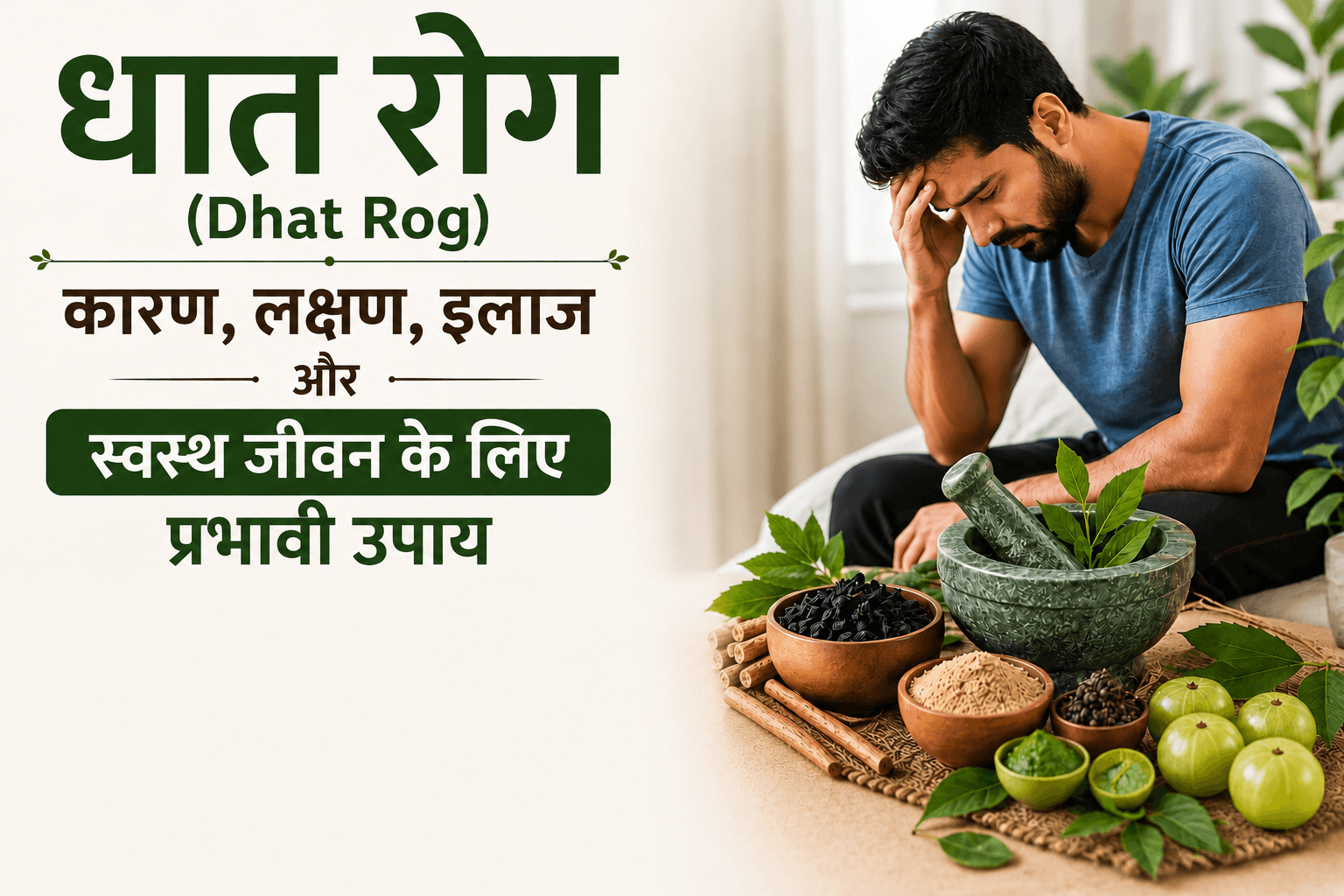 धात रोग (Dhat Rog): कारण, लक्षण, इलाज और स्वस्थ जीवन के लिए प्रभावी उपाय