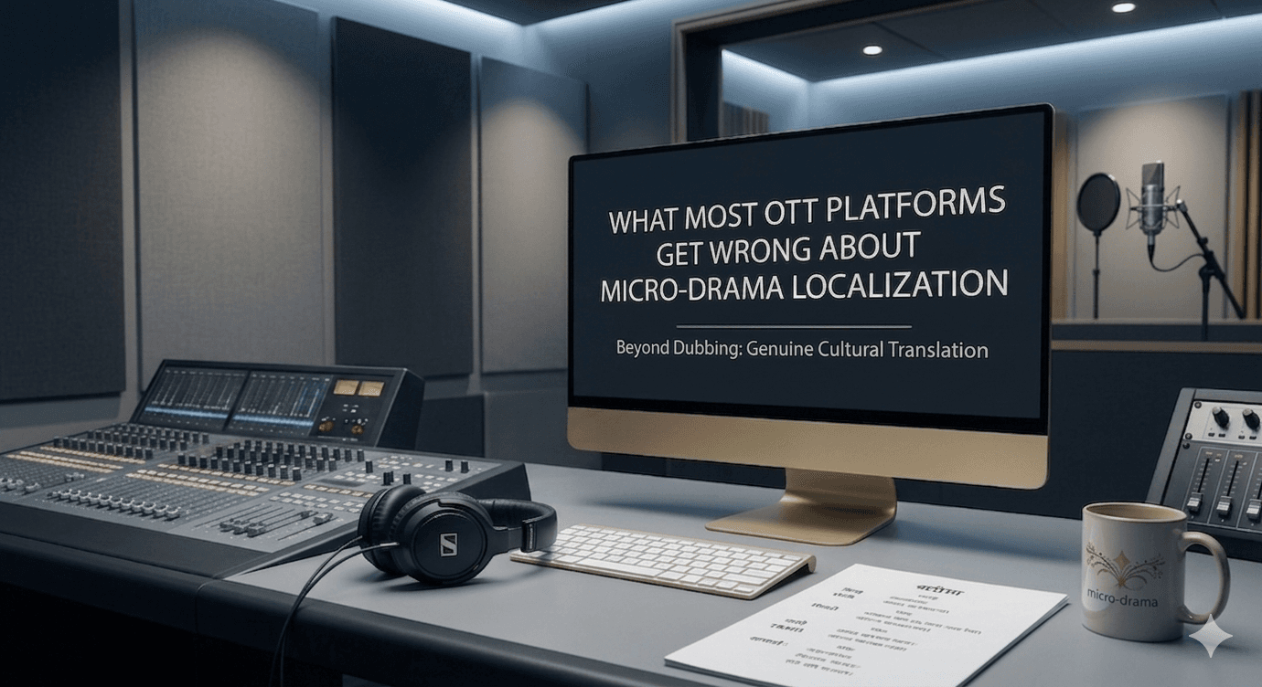What Most OTT Platforms Get Wrong About Micro Drama Localization