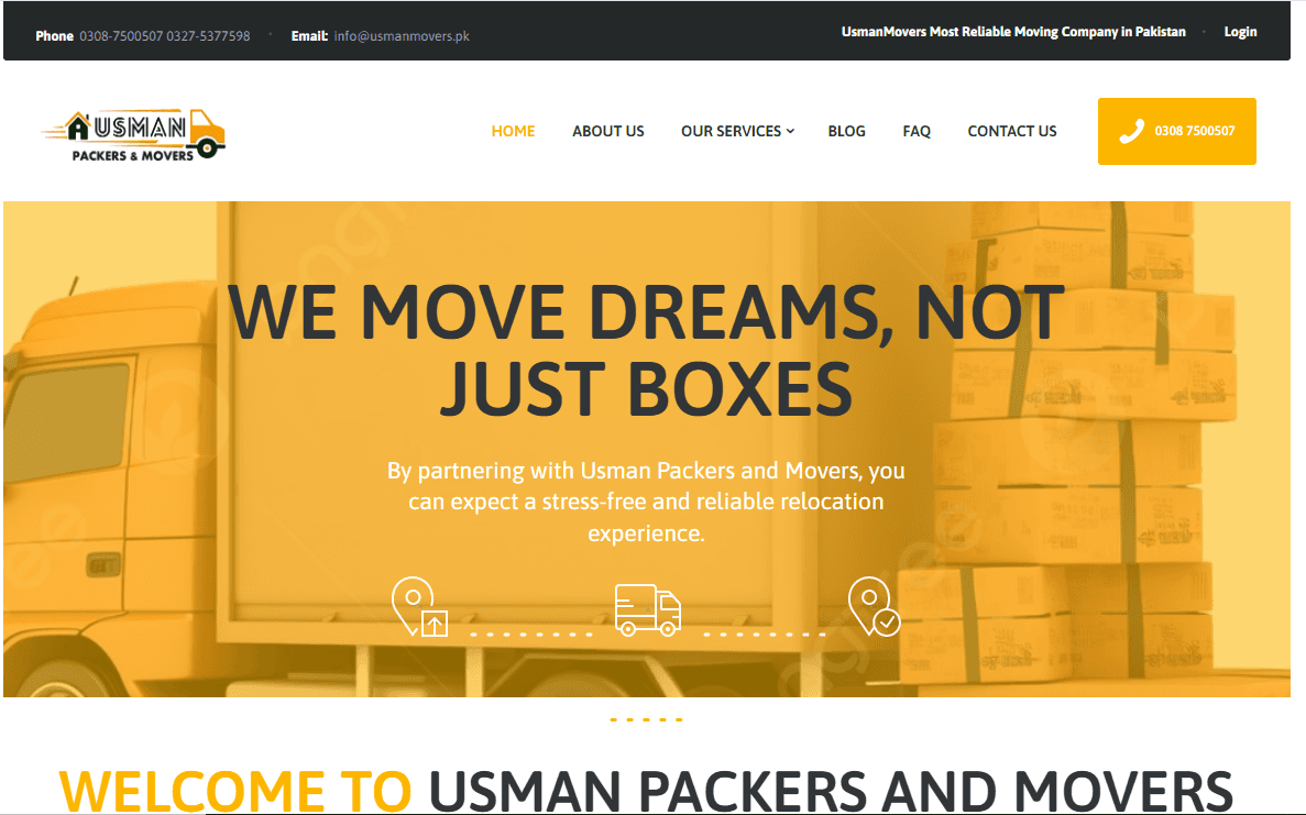 Best Movers and Packers in Peshawar