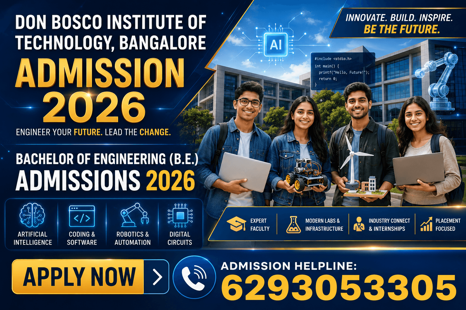 Don Bosco Institute of Technology Bangalore Admission 2026