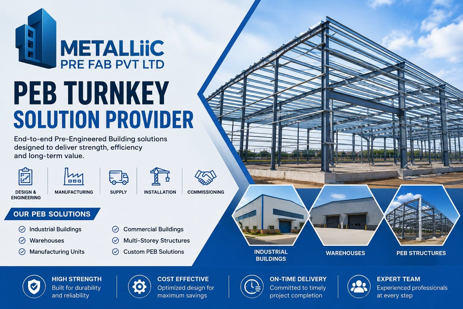 How to Choose the Best PEB Turnkey Solution Provider for Your Industrial Building Project