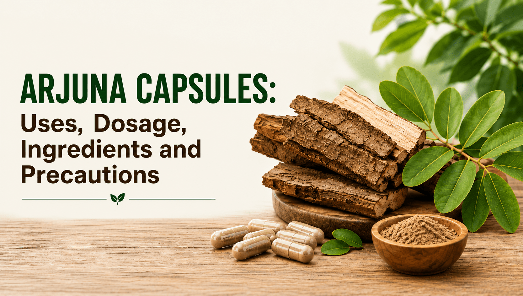 Arjuna Capsules: Uses, Dosage, Ingredients and Precautions