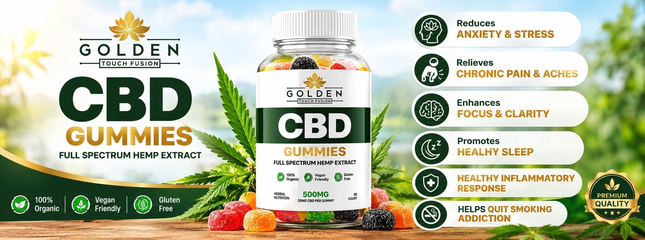 Golden Touch Fusion CBD Gummies User Feedbacks!