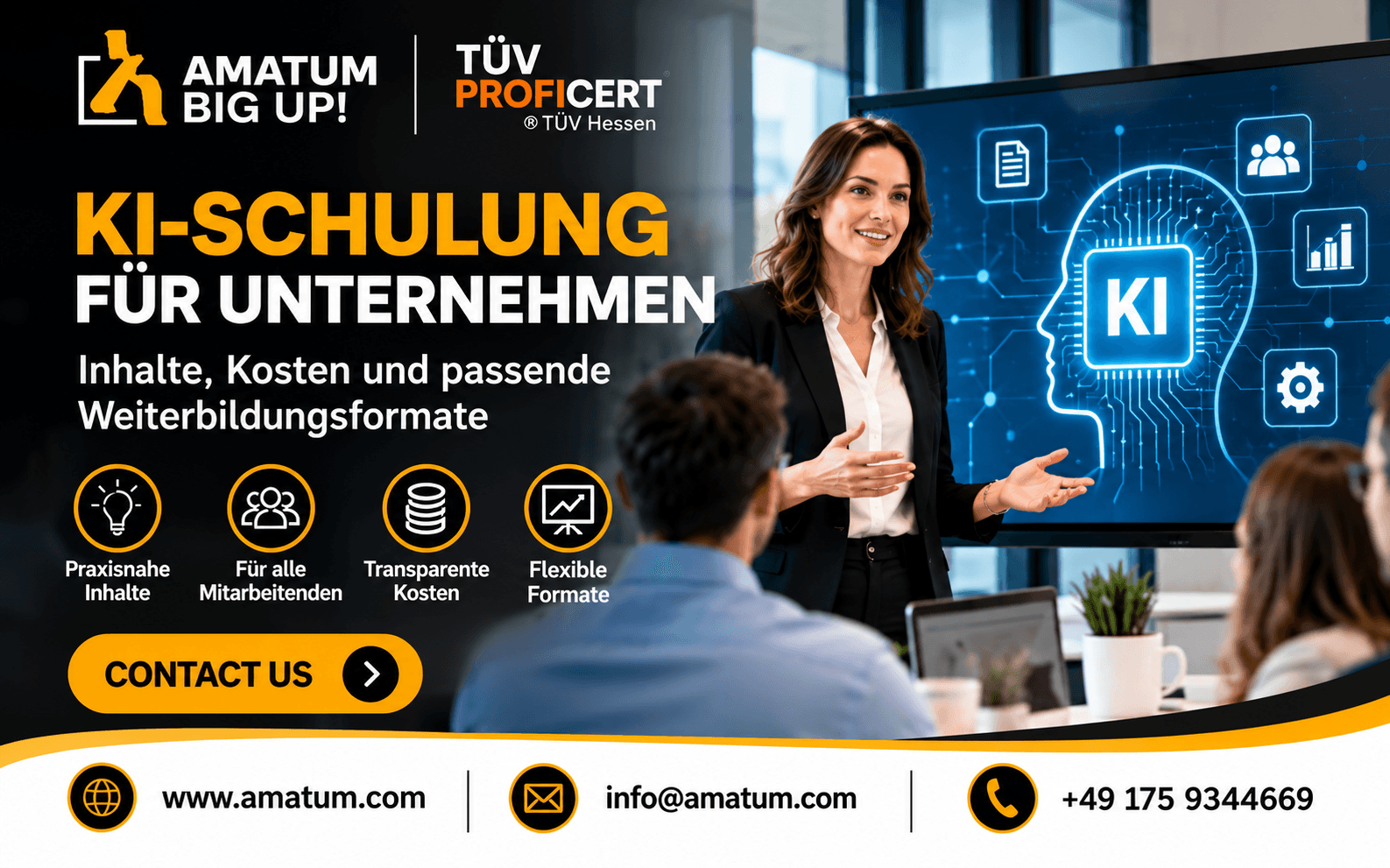 KI-Schulung für Unternehmen: Inhalte, Kosten und passende Weiterbildungsformate